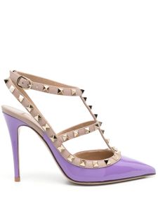 Valentino Garavani escarpins Rockstud 100 mm - Violet