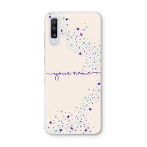 Sterren: Samsung Galaxy A70 Transparant Hoesje