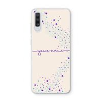 Sterren: Samsung Galaxy A70 Transparant Hoesje