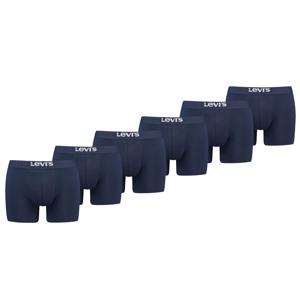 Levi's Boxershorts Heren 6-pack Solid Organic Cotton Navy-M