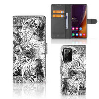 Telefoonhoesje met Naam Samsung Galaxy Note20 Ultra Skulls Angel - thumbnail