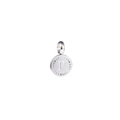 Go Dutch Label Letter P Kettinghanger Zilver