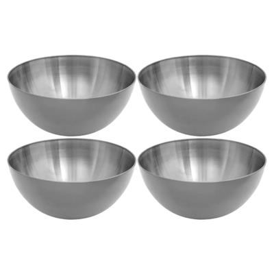 Secret de Gourmet Slakommetjes - 10x - schaaltjes - RVS - D13 x H6,4 cm