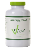 Vitiv Magnesium Citraat 200mg Tabletten