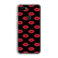 Lips: Google Pixel 3a Transparant Hoesje