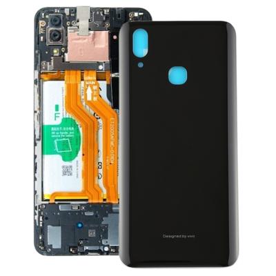 Achtercover met gat voor vivo X21 (zwart)