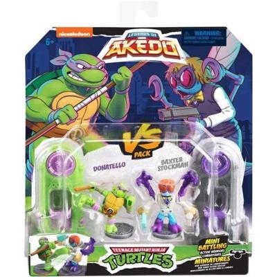 Donatello vs Baxter Stockman-figuren - Akedo - Moose Toys