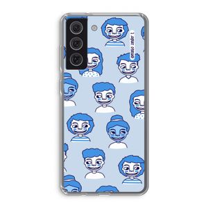 Gezichtjes: Samsung Galaxy S21 FE Transparant Hoesje