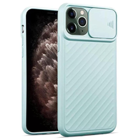 iPhone SE 2020 hoesje - Backcover - Camerabescherming - TPU - Lichtblauw - thumbnail
