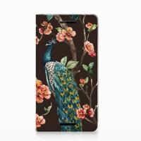 Nokia 2.1 2018 | Hoesje maken | Pauw met Bloemen