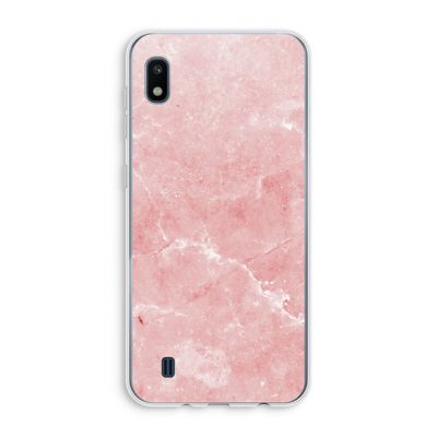 Roze marmer: Samsung Galaxy A10 Transparant Hoesje
