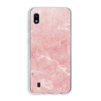 Roze marmer: Samsung Galaxy A10 Transparant Hoesje