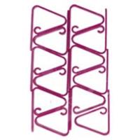 Gerim Kitchen Solutions Tafelkleedklemmen - 12x stuks - roze - kunststof