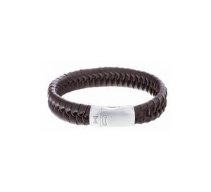 AZE Jewels Armband Twisted Wave Brown