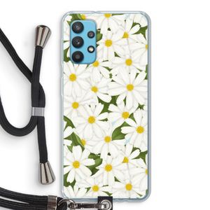 Summer Daisies: Samsung Galaxy A32 4G Transparant Hoesje met koord