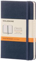 Moleskine notitieboek, ft 9 x 14 cm, gelijnd, harde cover, 192 blad, saffier - thumbnail