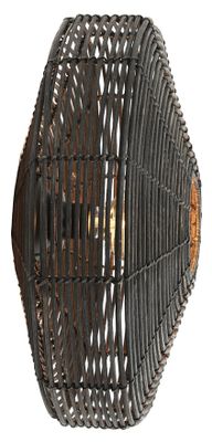 Light & Living Wandlamp 'Mataka' 51cm, rotan donker bruin, kleur Donkerbruin