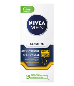 Nivea Men Sensitive Gezichtscrème SPF15