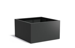 Aluminium plantenbak CARREZ 140x140x80cm.