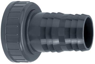 Aquaforte Slangtule 1½" met Wartel - Duurzaam PVC Vijver Koppelstuk voor Waterdichte Verbinding