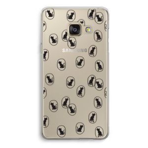Miauw: Samsung A3 (2017) Transparant Hoesje