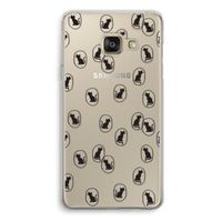 Miauw: Samsung A3 (2017) Transparant Hoesje