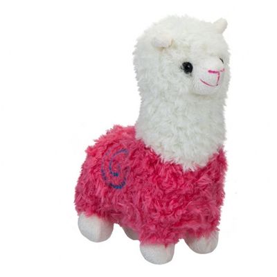 Kamparo pluchen knuffel Alpaca 28 cm junior roze