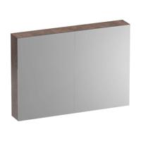 Brauer Impress Spiegelkast 100 cm - zonder Verlichting - Met 2 Dubbelzijdige Spiegeldeuren - Erosion