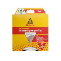 Deltafix zelfklevende tochtstrip - O-profiel - EPDM - wit - 2 x 3 m - type 147 - thumbnail