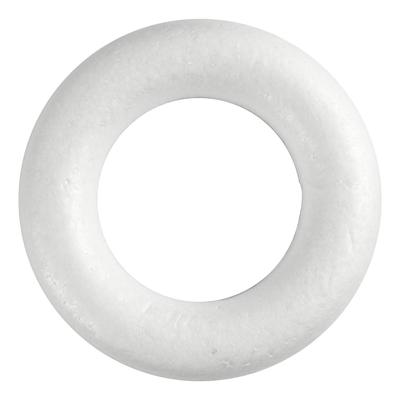 Creativ Company Ringen met platte achterkant wit, 20cm