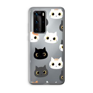 Katten: Huawei P40 Pro Transparant Hoesje