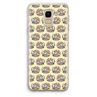 Slapende poes: Samsung Galaxy J6 (2018) Transparant Hoesje