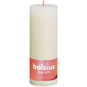 Bolsius Rustiko Shine kaars Cylinder Crème 1 stuk(s)