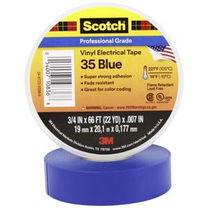 Scotch Scotch™ 35 SCOTCH35-19X20BL Isolatietape Scotch 35 Blauw (l x b) 20 m x 19 mm 1 stuk(s)