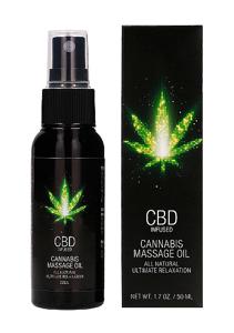 SHOTS Toys CBD Cannabis Massage Oil 50 ml