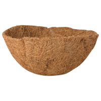 Voorgevormde inlegvel kokos voor hanging basket 25 cm - kokosinleggers