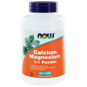 Now Calcium & Magnesium 1:1 Poeder 227gr