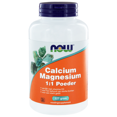 Now Calcium & Magnesium 1:1 Poeder 227gr