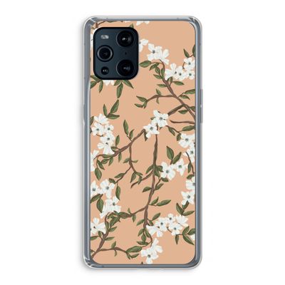 Blossoming spring: Oppo Find X3 Transparant Hoesje