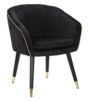 FAUTEUIL PARIJS NERA/GOUD CM 62X58X78