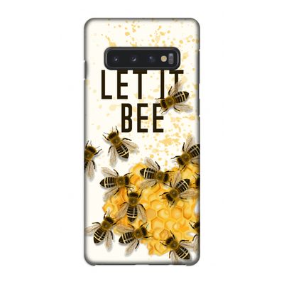 Let it bee: Samsung Galaxy S10 4G Volledig Geprint Hoesje