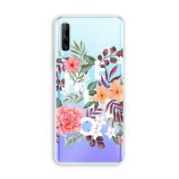 Hello in flowers: Huawei P Smart Pro Transparant Hoesje
