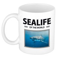 Foto mok Haai beker - sealife of the world cadeau Haaien liefhebber - feest mokken - thumbnail