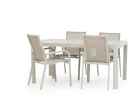 Trestino diningset gironde 161 dining latte