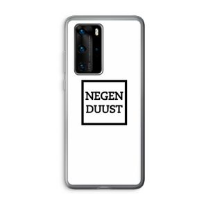 Negenduust vierkant: Huawei P40 Pro Transparant Hoesje