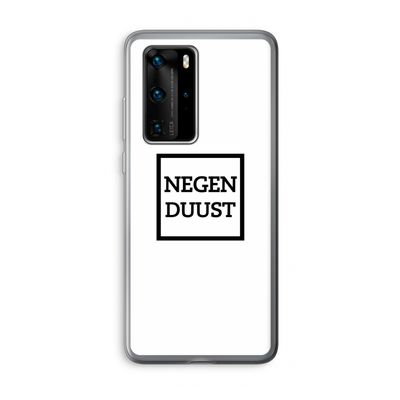 Negenduust vierkant: Huawei P40 Pro Transparant Hoesje
