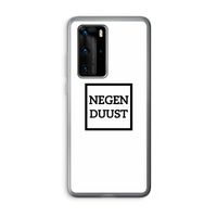 Negenduust vierkant: Huawei P40 Pro Transparant Hoesje