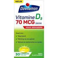 Davitamon Vitamine D 70 mcg plantaardig (30 tab)