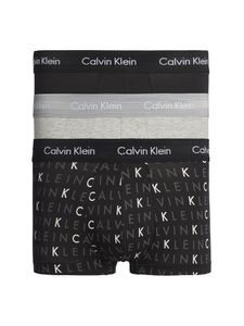 Calvin Klein - 3p Low R Trunk - Cotton Stretch -