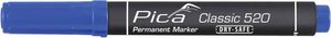 Pica 520/41 Permanent Marker 1-4mm rond blauw,10st.